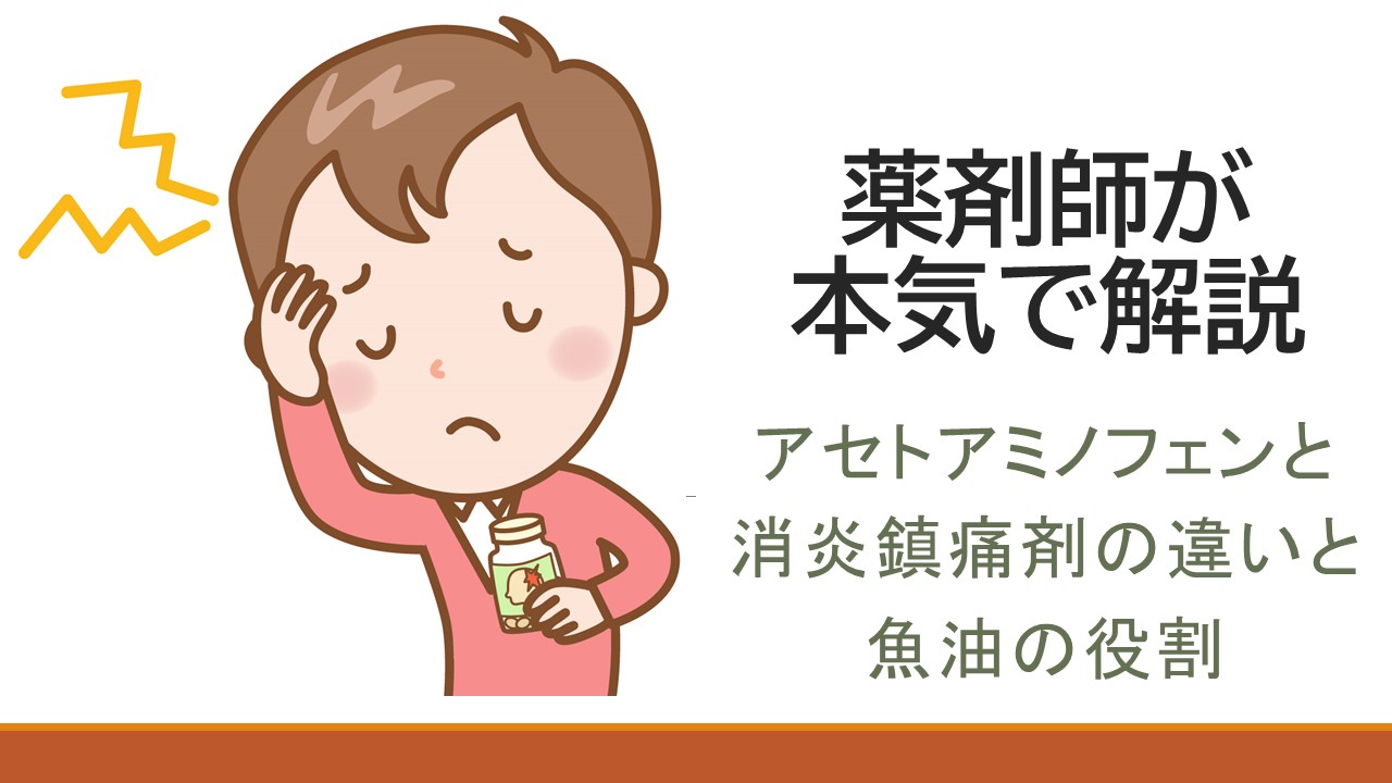 解熱鎮痛剤と消炎鎮痛剤の違い