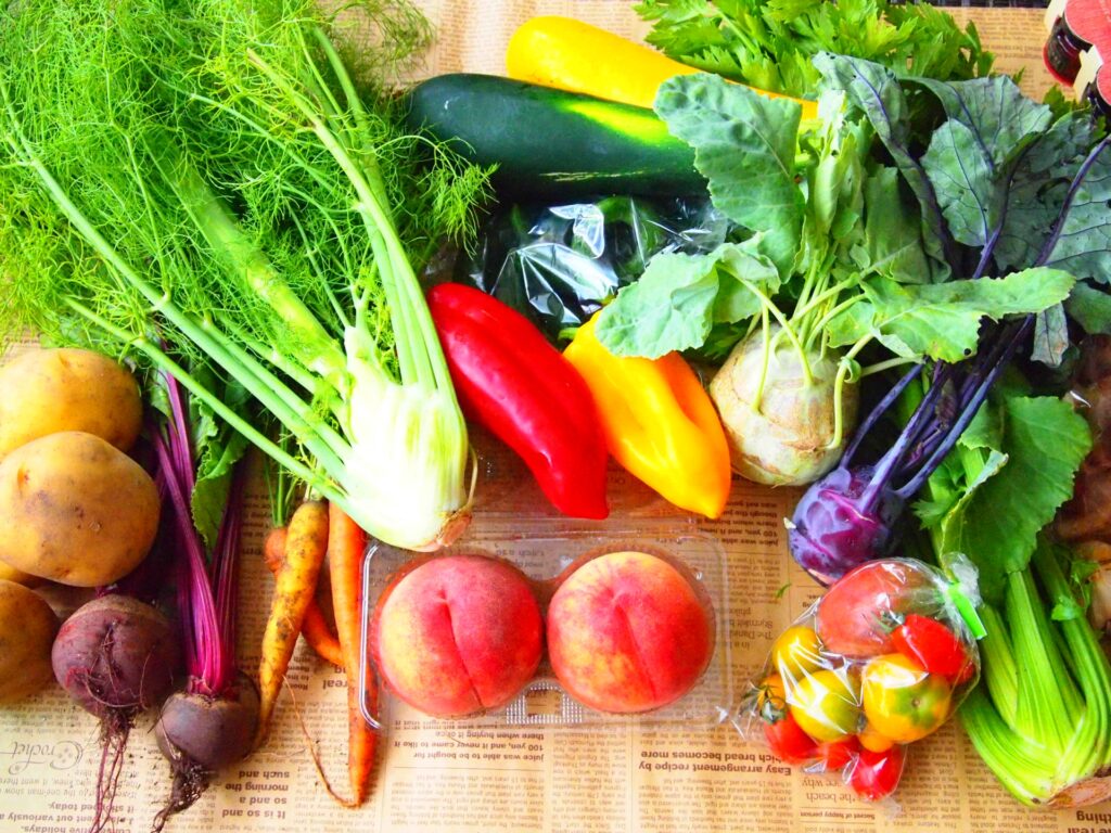 野菜や果物の画像