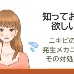 ニキビの記事のアイキャッチ画像